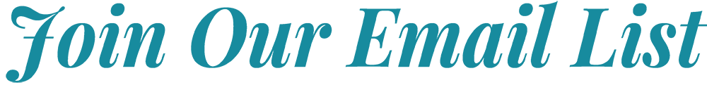 Join our email list